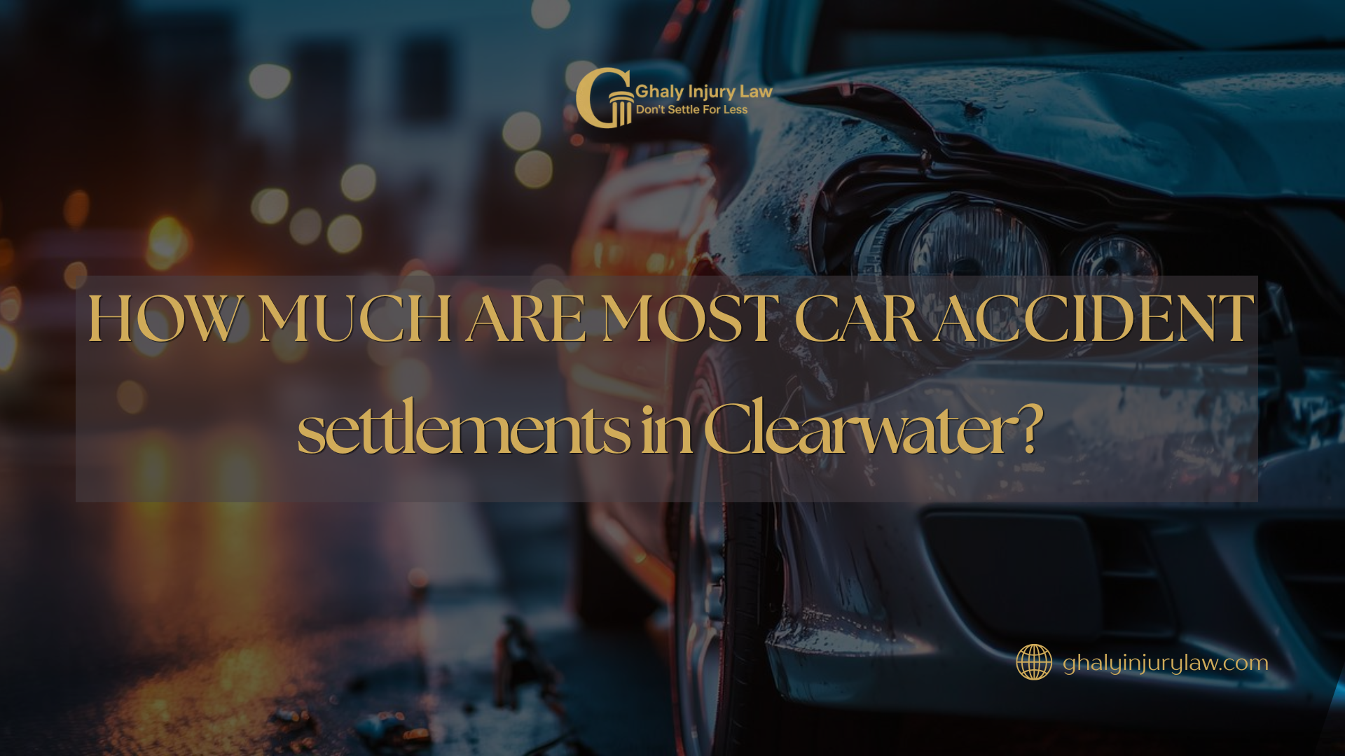 How much are most car accident settlements in Clearwater?