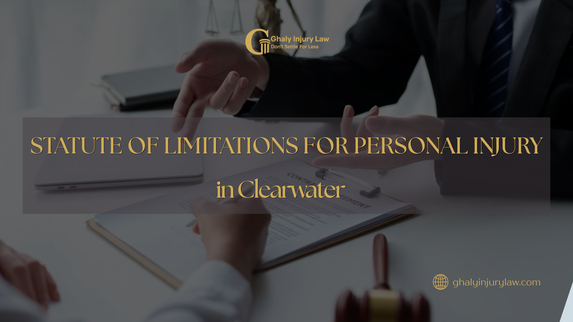 Statute of Limitations for personal injury in clearwater