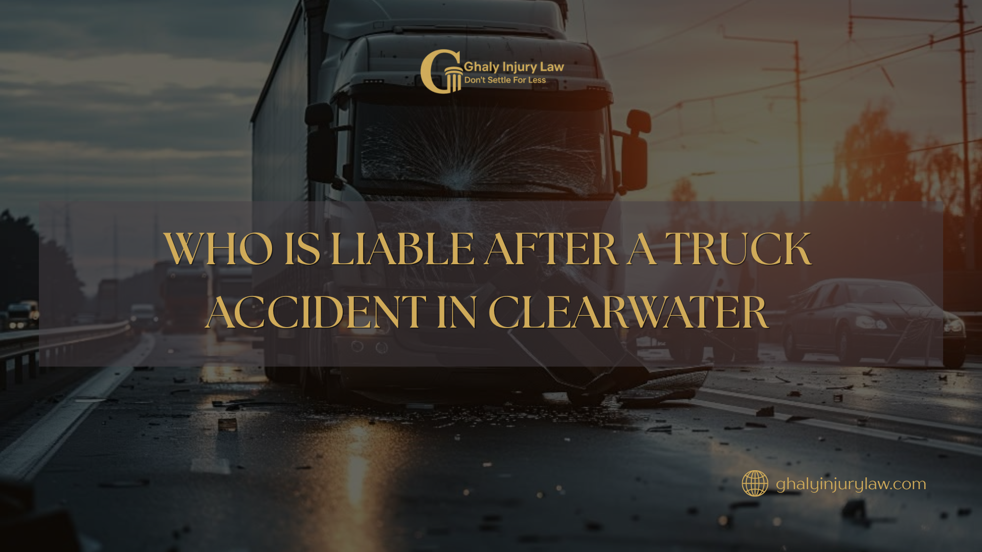 Who Is Liable After a Truck Accident in Clearwater