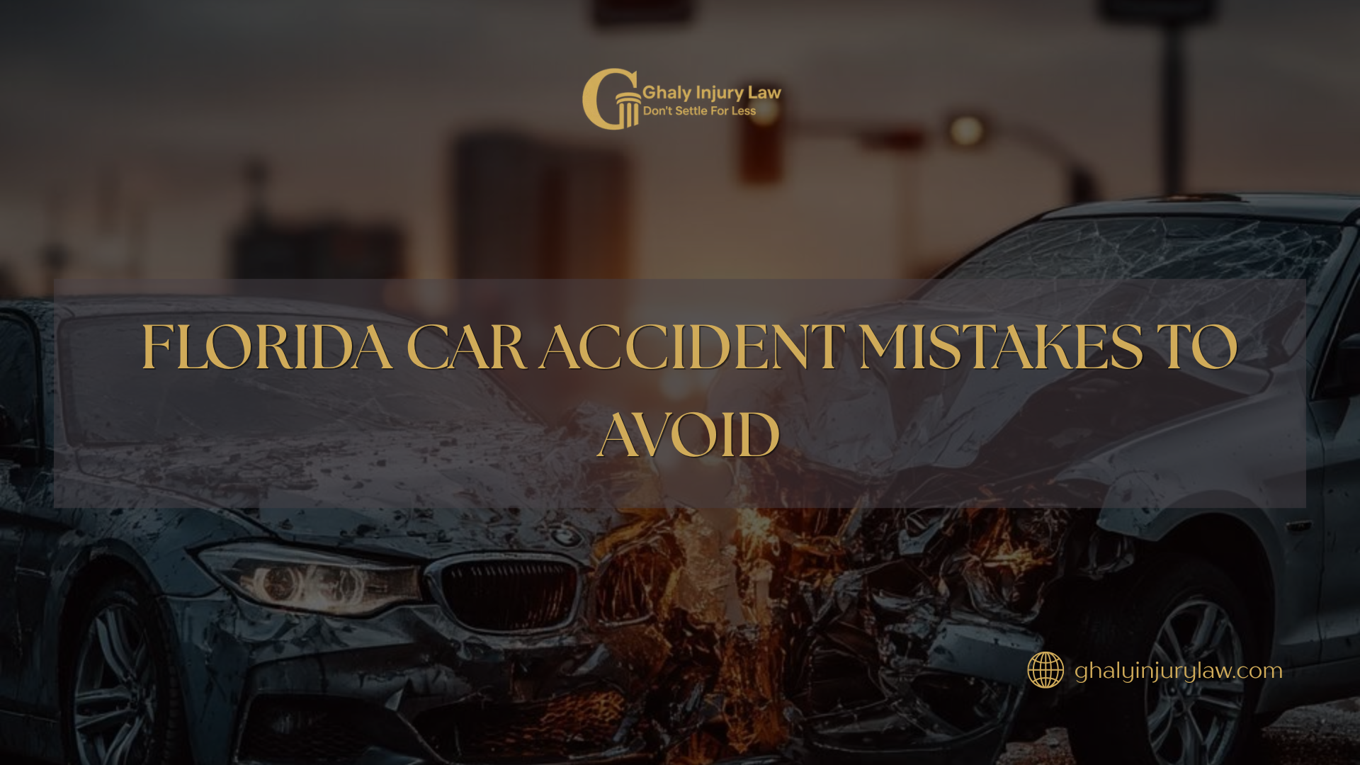 florida car accident mistakes to avoid