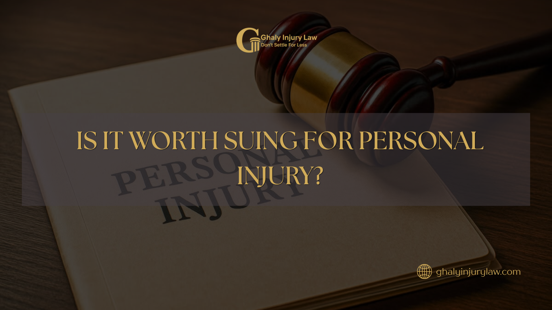 Is it worth suing for personal injury?