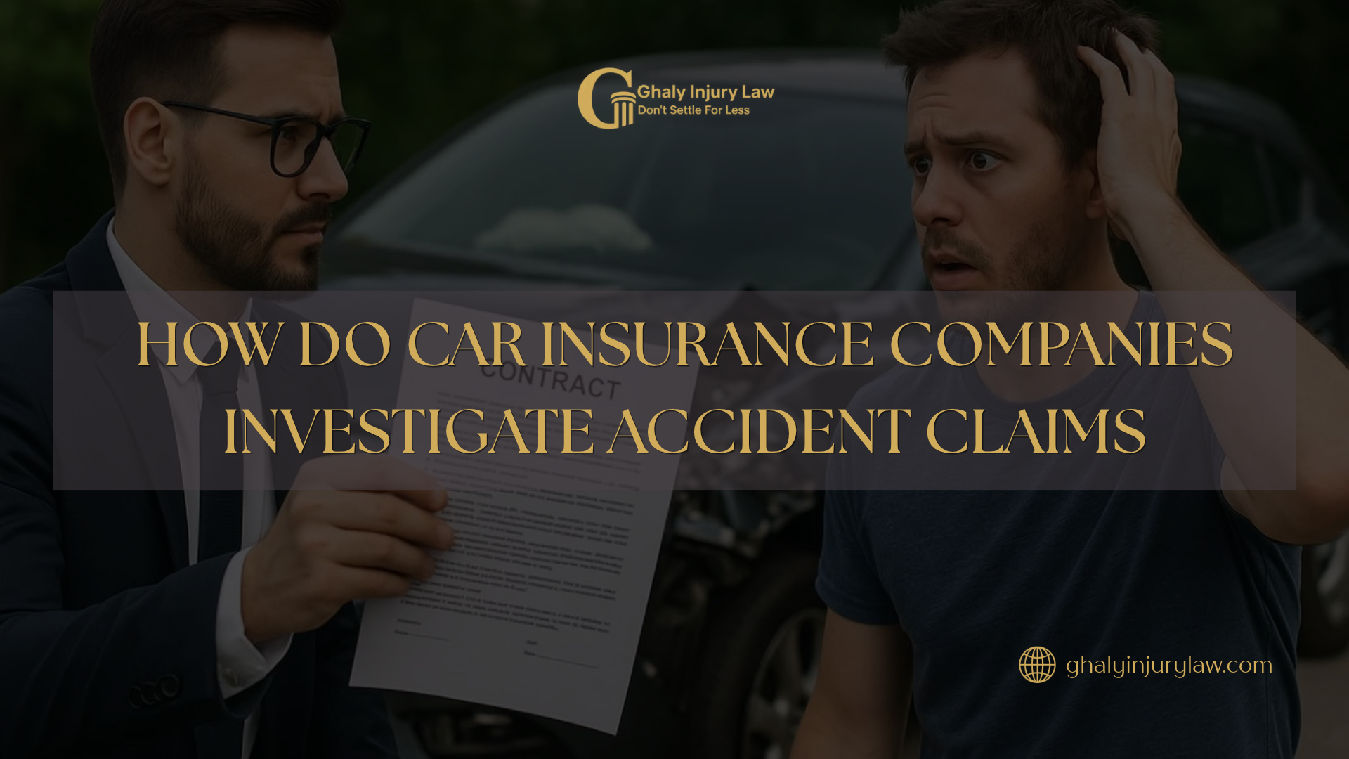 how do car insurance companies investigate accident claims