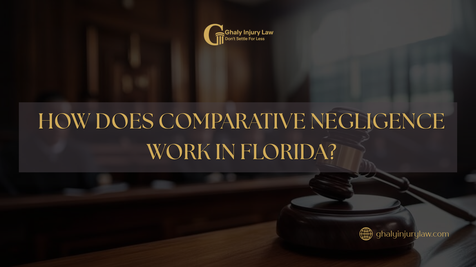 how does comparative negligence work in Florida